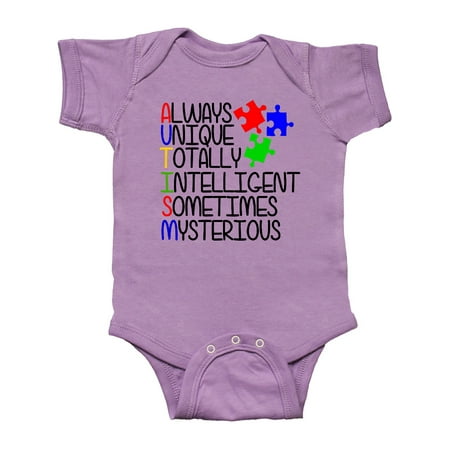 

Inktastic Autism Awareness Acronym Gift Baby Boy or Baby Girl Bodysuit