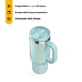 thumbnail image 2 of RTIC 16 oz Ceramic Lined Road Trip Tumbler, Leak-Proof Covered Straw Lid, RTIC Ice Glitter, 2 of 8