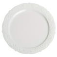 thumbnail image 1 of Party Joy 'I Can't Believe its Plastic' 7.5" Royale Plastic Plates | Royale Collection |Pack of (50) Salad Plates |Heavy Duty Premium Plastic Plates for Wedding, Parties, Camping & More (White), 1 of 1
