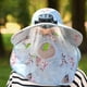 thumbnail image 3 of Sombrero de ventilador solar para mujer - sombrero de pesca exterior de ala ancha con ventilador ajustable de 3 velocidades y carga USB/solar • Batería de 6-10 horas • Protección solar UPF, 3 of 6