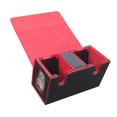 thumbnail image 4 of Caja para cartas de baraja perfke cuero PU impermeable versátil resistente rojo 21 cm x 10,4 cm x 11,8 cm, 4 of 9