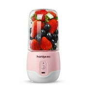 Anself Portable Blender Portable Juicer Moderate Size Smoothie Juicer Cup 4 or 6 Blade 1200mAh Rechargeable-Battery for Home Travel Sports Gym