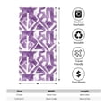 thumbnail image 2 of Polyester Long Towel Multi-Size Water Absorption Good Bright Fluffy Soft For Bathroom Swimming Pool Beach Outdoor Travel Mediumpurple Moroccan Trellis Hand-Drawn Sketch_1, 2 of 8