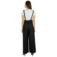 thumbnail image 4 of Bimba Stylish Solid Dungaree For Womens Adjustable Strap Loose Rayon Romper Pants, 4 of 6