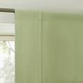 thumbnail image 3 of Sun Zero Nolan Energy Saving Sage Green Blackout Rod Pocket Window Tie-Up Shade, 40In X63 In, 40"X63", Sage Green, 3 of 8