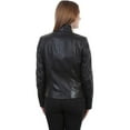 thumbnail image 2 of Scully Leather Black Lamb Zip Front Womens Jacket, 2 of 2