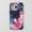 Color 02, variant on Abstract Ink For All iPhone Series Tough Phone Case Abstract Art Pink Blue