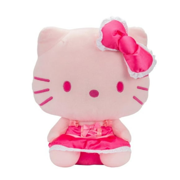12 inch Pink Monochorme Hello Kitty Childs Plush Toy