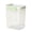 Green 1300ML, variant on KGJQ Airtight Food Storage Bin, Square Stackable Storage Tank, with Colorful Buckles Countertop Container, for Pantry Dry Goods Rice Noodles Snacks