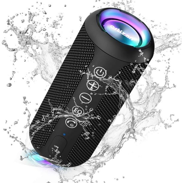 Altavoz portátil Bluetooth Ortizan Resistente al Agua IPX7 Sonido Estéreo Potente 24W 30H
