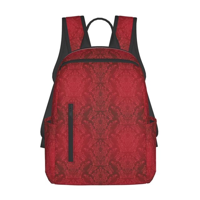 Disketp Vintage Burgundy Mochila Ligera e Impermeable, Mochila de Día Resistente para Viajes, Senderismo y Uso Diario para Hombre y Mujer