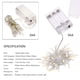 thumbnail image 4 of Venta caliente 1,5 m/3 m/6 m/7,5 m/10 m luces navideñas impermeables batería luces LED cadena decoraciones navideñas para el hogar, 4 of 5