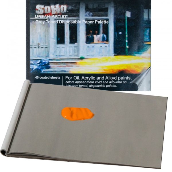 SoHo Urban Artist Paint Paper PALETTE Pad Specially Coated Heavy Duty
