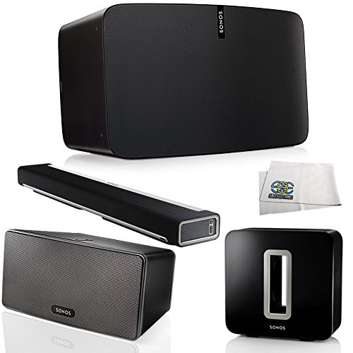 sonos sub wireless subwoofer gloss black