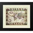 thumbnail image 2 of Piscator 23x20 Black Modern Framed Museum Art Print Titled - World - Piscator, 2 of 5