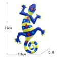 thumbnail image 2 of Decoración De Arte De Pared De Gecko De Metal Escultura Colgante Al Aire Libre Para El Dormitorio En Casa Sala De Estar Jardín De Oficina Monstrate HA043467-03, 2 of 6