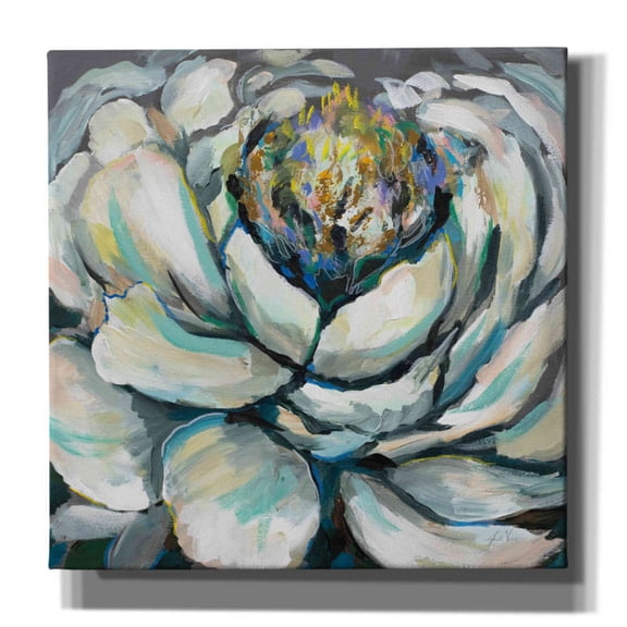 Epic Graffiti 'Bloom II' by Jeanette Vertentes, Canvas Wall Art, 18"x18"