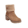 thumbnail image 3 of Gomelly Women's Winter Snow Boots Suede Chunky Block Heels Warm Fuax Mid-Calf Ankle Booties, 3 of 7