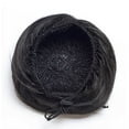 thumbnail image 3 of Onedor Synthetic Fiber Hair Extension Chignon Donut Bun Wig Hairpiece (6# - Medium Chestnut Brown) …, 3 of 3