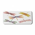 thumbnail image 1 of Dragonfly Computer Mouse Pad, 5 Bugs in Modern Abstract Pattern Natural Beauty Motif, Rectangle Non-Slip Rubber Mousepad X-Large, 35" x 15" Gaming Size, Multicolor, by Ambesonne, 1 of 2