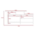 thumbnail image 5 of Mueble Mesa Lima P/ Tv Excelsior 40pulg Madera Rovere, 5 of 5