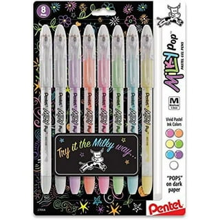 Giant star 12 Pack Diamond Gel Pen Milky Cow Pens,set of 12 Assorted  Colors(Milk 12 Pcs)