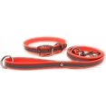 thumbnail image 2 of Heavy Duty Reflective Dog Collar \u Adjustable and with Durable Metal Buckle and Rings Odor chew Dog Collar for Small Medium and Large Dogs (Large Pink), 2 of 8