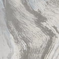 thumbnail image 5 of 2' x 3' Gray and Ivory Abstract Power Loom Area Rug, 5 of 6