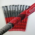 thumbnail image 1 of Poignées de Golf Rouges MCc PLUS 4 pour Hommes, Poignées de Golf en Caoutchouc, Fil de Coton, Poignées de Club de Golf, Fer et Bois, Poignée Standard/moyenne, Universel 1 Moyen, 1 of 2