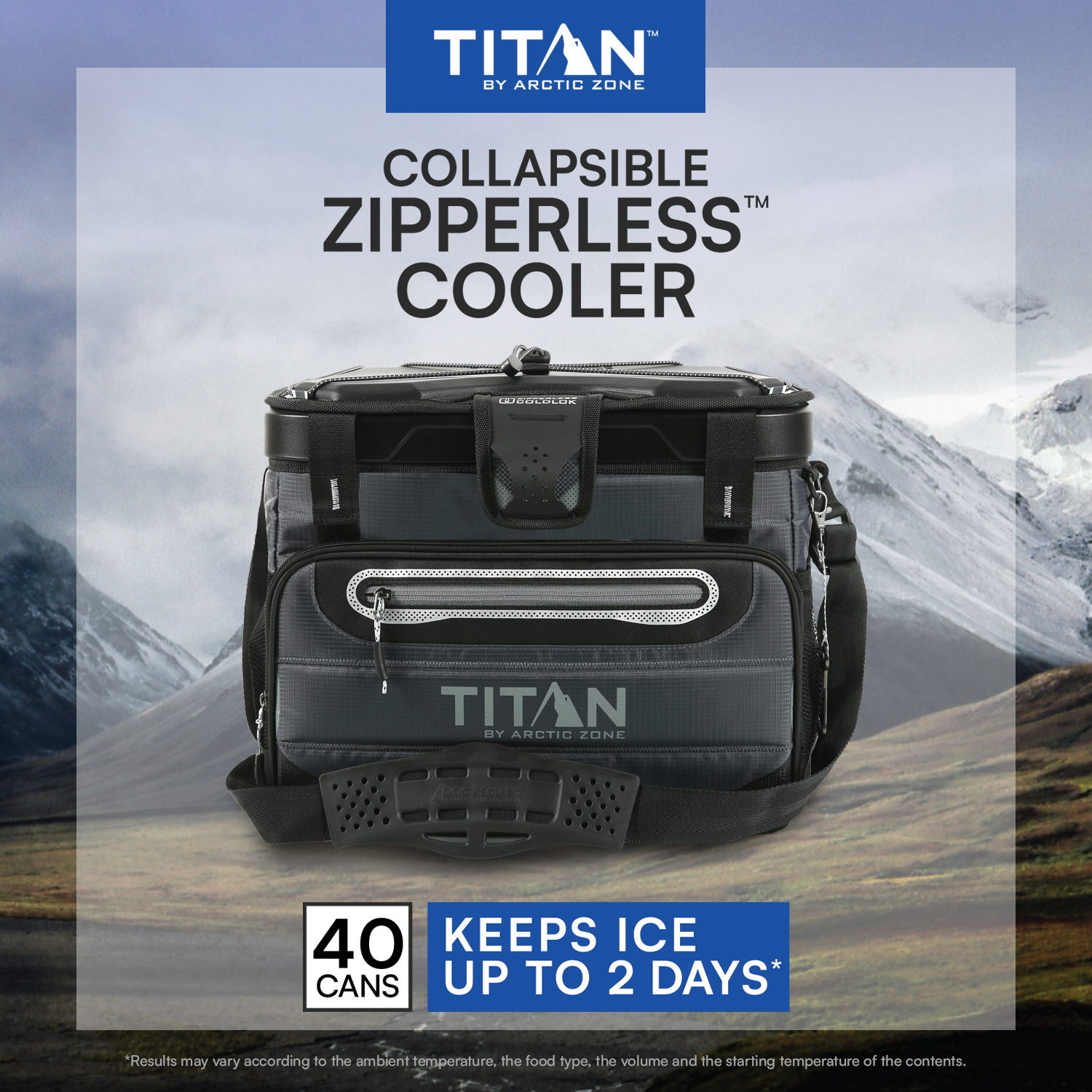 Titan by Arctic Zone Collapsible Soft Cooler, 40 Can, 27 qt photo 4
