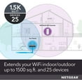 Restored NETGEAR WiFi Mesh Range Extender EX6250100NAR With AC1750