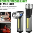 thumbnail image 4 of Antom LED Tactical Flashlight 500 Lumens – Rechargeable , 7 Modes, 90° Adjustable Magnetic Head for Camping, Hiking, Emergencies, 4 of 7