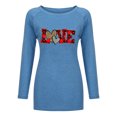 thumbnail image 4 of Sudadera de estilo étnico, sudaderas informales para el día de San Valentín para mujer, camisetas de manga larga para invierno y otoño, suéter acogedor, camisetas, blusa Fridja hkj88, 4 of 4