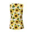 thumbnail image 5 of Sigee Sunflowers for Women's Workout Tank Top,Running Tank Tops,Sleeveless Gym ClothesX-Large, 5 of 8