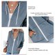 thumbnail image 5 of Sudadera casual de manga larga con cremallera y capucha para mujer, chaqueta con capucha de color sólido con bolsillos, 5 of 6