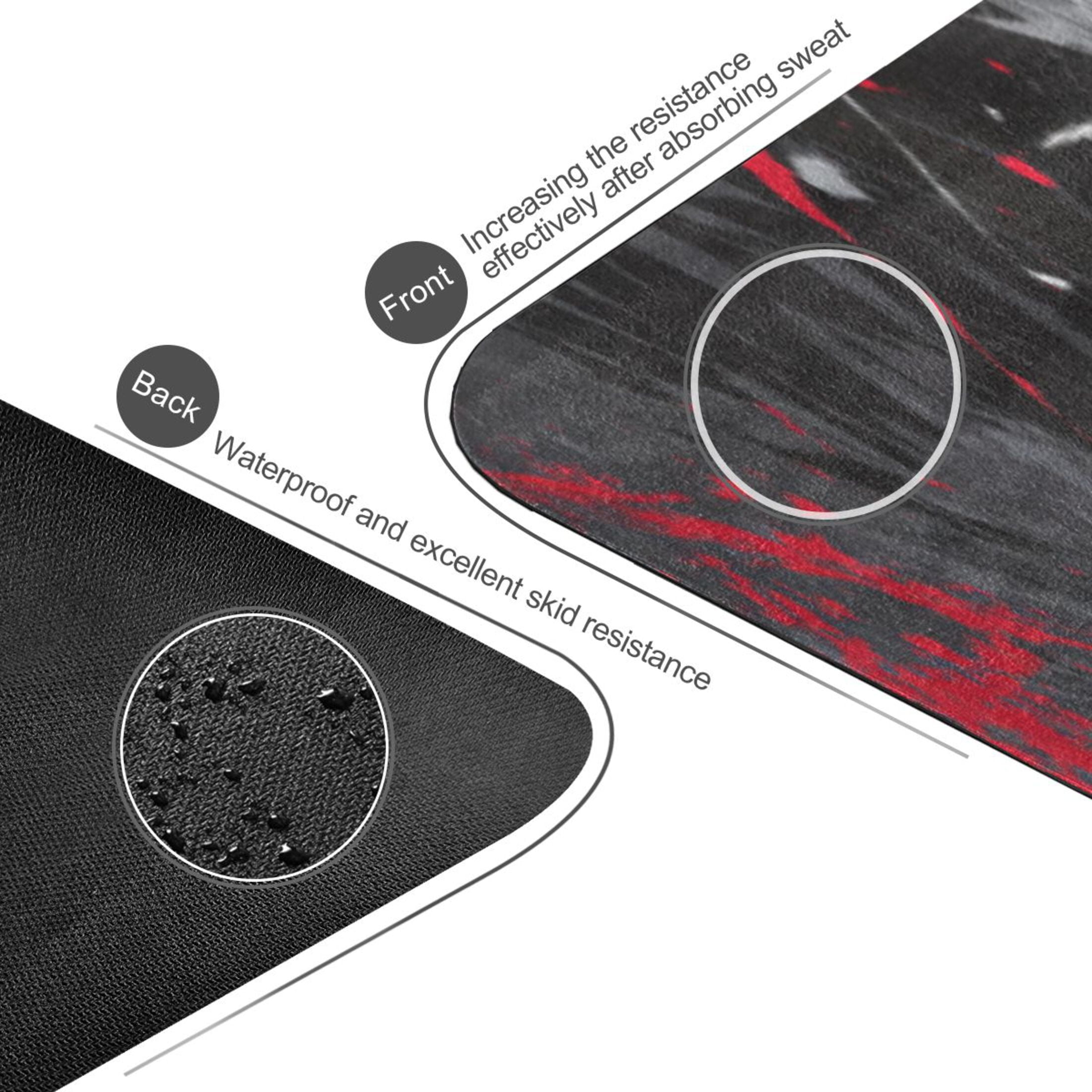 BZSMCE Yoga Mat Women Fitness Mat Dual Wolves Pattern
