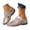 Silver, variant on Pandaie Women's Orthopedic Wedge Sandals Rhinestones Platform Casual Slip on Slides Glitter Comfortable Walking Slippers Summer Shoes Black Size 6.5
