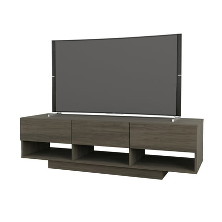 Walmart 60 Inch TVs Nexera Rustik 60  inch  TV  Stand Bark Grey Walmart  com