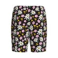 thumbnail image 2 of Lsque Daisies Flowers Mens Sleep Pajama Shorts,Short Pajama Pants, Cotton Ultra-Soft Knit-Large, 2 of 9