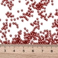 thumbnail image 3 of TOHO Round Seed Beads Japanese Seed Beads (25B) Silver Lined Siam Ruby 11/0 2.2mm Hole: 0.8mm 5555pcs/50g, 3 of 5