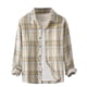 thumbnail image 2 of Blusa y camisa de manga larga con cuello vuelto, nueva camisa informal a cuadros para hombre, blusa holgada juvenil de manga larga con cuello vuelto, blusa de poliéster para hombre, 2 of 6