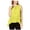 Yellow, variant on BAR III Womens Yellow Ruffled Sleeveless Jewel Neck Wear To Work Hi-Lo Top XS