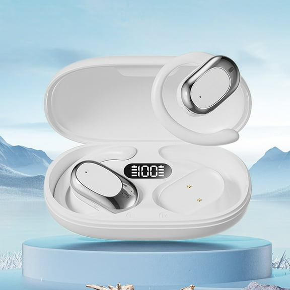 Giunmcul My Order Hanging Ear True Wireless Double Microphone Noise Reduction Surround Sound 5.4 Bluetooth Openear Earphones Intelligent Translation Earphones