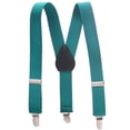 thumbnail image 1 of Kids and Little Boys Baby Elastic Adjustable Solid Color Suspenders - Teal, 1 of 7
