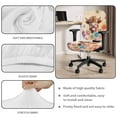 thumbnail image 6 of FKELYI Bohemian Highland Cow Print Office Chair Slipcover for Backrest & Cushion Seat Stretchy Swivel Computer Chair Cover Dustproof Armchair Protector, Pack of 2, 6 of 7