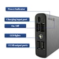 thumbnail image 2 of Portable-Charger-Power-Bank -Kepeak 15000mAh 4 USB Power Bank Output 5V2A Charging,Red, 2 of 9