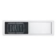 thumbnail image 5 of Easy-to-Read Dishwasher Magnet Clean/Dirty Indicator with Double-Sided Adhesive Tape - Silver (Black and White), 5 of 8