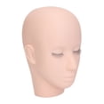 thumbnail image 1 of Cabeza De Maniquí De Extensión De Pestañas, Cabeza De Maniquí De Pestañas Realista De Silicona Segura Para Practicar El Injerto De Pestañas Para El Hogar, 1 of 7