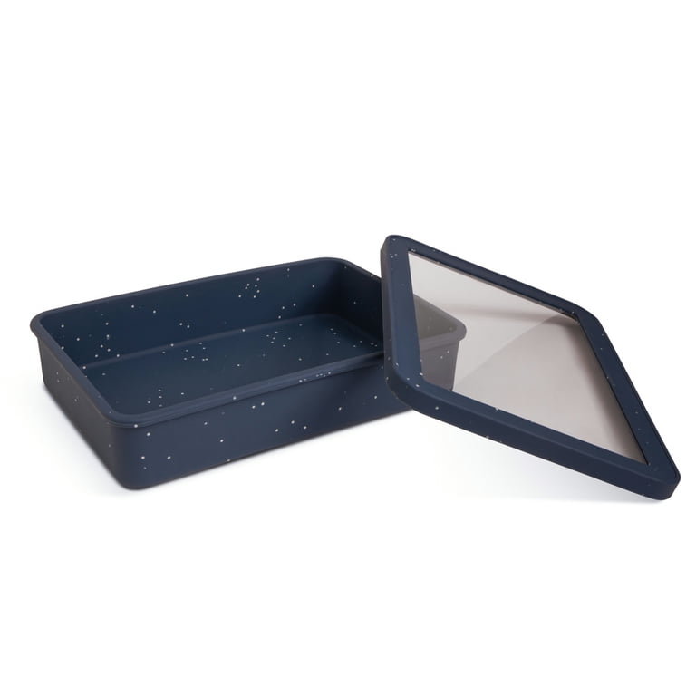 Thyme & Table 9x13 Silicone Baking Dish with Lid, Blue photo 1