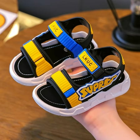 

WNGNNG Soft Sole Baby Girls Boys Sandals Non-Slip Summer Shoes for Toddler Children 2-10 Years